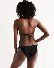 Load image into Gallery viewer, Women&#39;s Triangle String Bikini BlacknWhite
