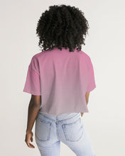 Load image into Gallery viewer, Women&#39;s Lounge Cropped Tee Pink Ash
