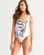 Load image into Gallery viewer, Women&#39;s One-Piece Swimsuit White
